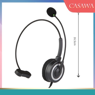 [casawa] Auriculares con cable de 3,5 mm con micrófono controles de Audio Ultra confort más claro voz para ordenador de la escuela curso en línea Softphones