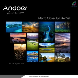 Nuevo Andoer 58mm Macro Close-Up Filter Set +1 +2 +4 +10 con bolsa para Rebel T5i T4i EOS 1100D 650D 600D DSLRs (6)