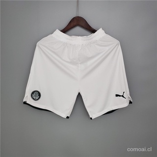 comoai Palmeiras 2021 - 2022 Home White Soccer Shorts