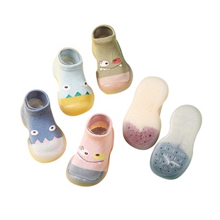 Loveq-Calcetines de piso para niños, interior antideslizante de algodón delgado calcetines zapatos, zapatos de bebé niño calcetines