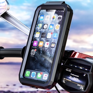 M18S Motorcycle Bike Phone Mount Case Waterproof Mobile Phone Holder Stand (4)