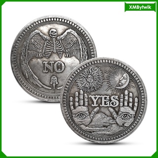 Yes/No Dating Coin Silver Plated Collectible Business and Holiday Gifts