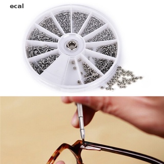 ecal 600pcs Assorted Fasteners Screws For Watch Eyeglasses Watchmaker Repair Tool new CL
