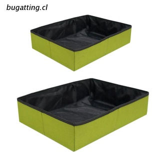 b.cl - caja de arena plegable para gatos, impermeable, para mascotas, inodoro portátil para viajes