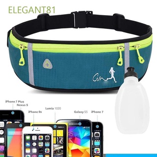 Elegante81 cangurera reflectante impermeable antirrobo Para entrenamientos/deporte/cartera/bolso De Cintura multicolor