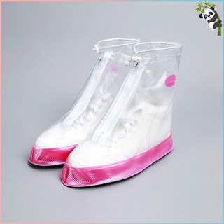 [DP] Fundas Impermeables Para Zapatos De Lluvia Espesar PVC Protector Antideslizante Botas Cubiertas