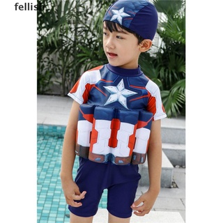 [Fellish] Children's Buoyancy Swimsuit baby boy girl baby swimsuit one piece floating swimsuit swimsuit2904 436CL (1)
