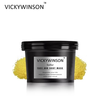 VICKYWINSON Crema exfoliante de azufre 50g Gel Exfoliante facial para la piel