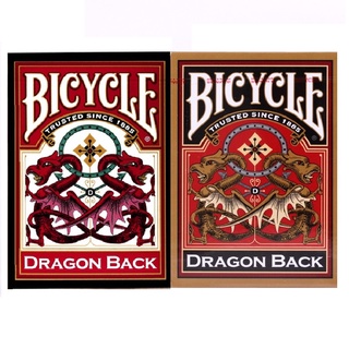 Bicicleta Dragon Back cartas de juego rojo/oro Deck USPCC estándar Poker Magic Card juegos de trucos mágicos accesorios para mago