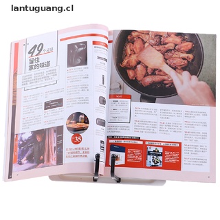 lantuguang: soporte portátil para libros, libros, receta, soporte plegable [cl] (8)