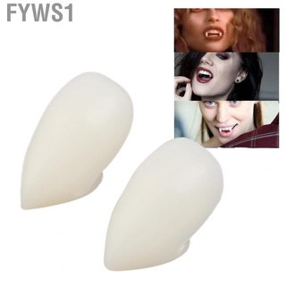 fyws1 6 pares de dientes falsos de resina de halloween fiesta cosplay dentaduras dentales decoración con caja de almacenamiento (8)