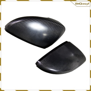 2 Packs Carbon Fiber Rearview Mirror Cover Left/Right for VW Scirocco 09-17