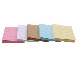 papel kraft línea horizontal libro de notas color caramelo cuadrado mensaje nota n veces post (8)