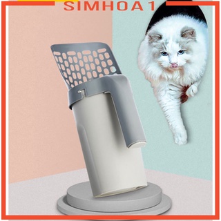 [SIMHOA1] Cuchara de arena para gatos, cuchara de basura de Metal, caca, arena, pala, herramientas de limpieza