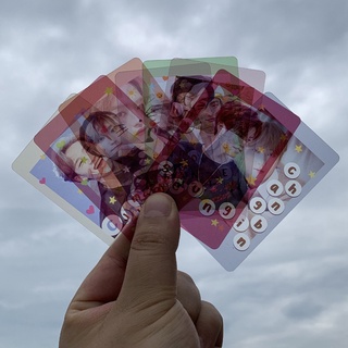 Stray Kids combinación transparente tarjeta de PVC tarjeta pequeña (2)