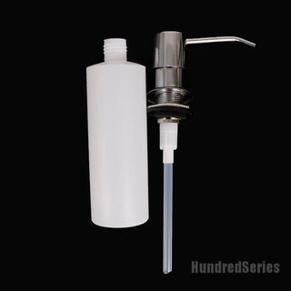 [Cientos series] 300 ml fregadero de cocina dispensador de jabón cabeza de bomba líquido organizador de botellas conveniencia (5)