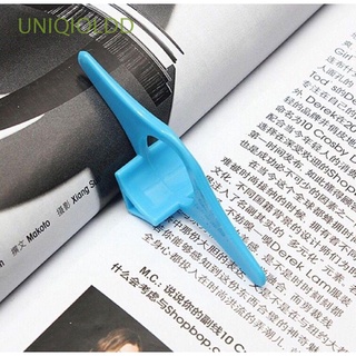 UNIQIOLDD 1PC Bookmark Thumb Book Marker School Supplies Finger Ring Bookmarks PP Office Book Support Reading Assistant Labels Page Holder
