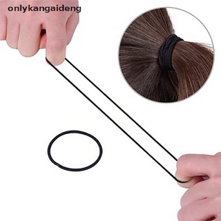 onlyka 40 PcsBlack Elastic Rope Ring Hairband Women Girls Hair Band Tie Ponytail Holder CL