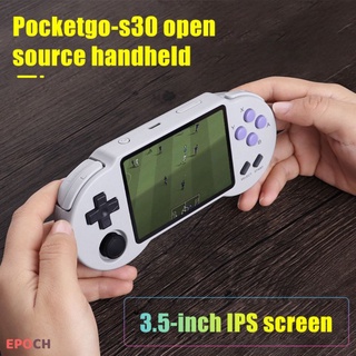 CY Consola De Juegos Portátil De 3,5 Pulgadas Retro De Mano Videojuegos IPS Pantalla Sistema PocketGo