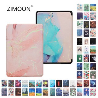 Painted Slimshell Smart Case for Kindle 10th J9G29R 2019 Released Premium Lightweight PU Leather Magnetic Cover