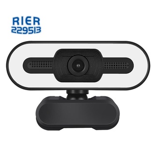 a55 cámara de ordenador 1080p oficina en casa micrófono incorporado para la enseñanza en vivo usb webcam con luz de relleno led
