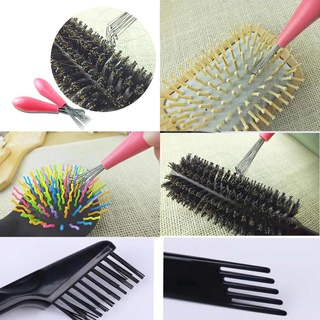 M- 2 pzs cepillo de cabello herramienta de limpieza para el hogar/juego de herramientas de limpieza de peines portátiles/removedor Universal para peines