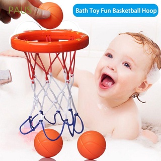 paus shower niños cesta de tiro conjunto de juego de niño juguetes de baño bebé mini baloncesto para niña niño agua divertida bañera con 3 bolas