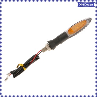 2pcs LED Motorcycle Flexible Turn Signal Indicator Light 230mm Amber Lamp
