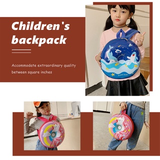 [hst]kindergarten niños lindo de dibujos animados donuts mochila 3d duro shell mochila