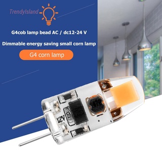 2w G4 COB lámpara perlas regulables lámparas de baja energía iluminación de maíz 300lm AC/DC12-24V TRE (4)