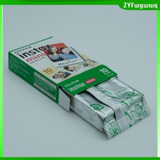 mini papel fotográfico instantáneo 10 hojas de película para fujifilm instax mini 7s 25
