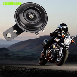 Standhappy - kit de cuerno eléctrico Universal para motocicleta (12 v db, impermeable, redondo, fuerte)