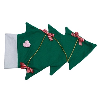 botella de vino cubierta bolsa de punto suéter sombrero bolsa de regalo árbol de navidad decoraciones (8)