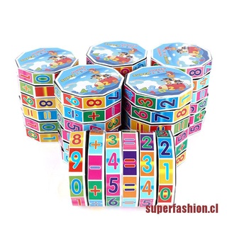 PEFASHION additions,ubtraction, multiplicationand division cylindrical digitalRubik's cube (4)