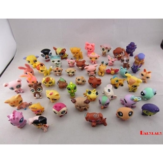 YBA-lote 20 piezas Littlest Pet Shop gato perro colección niño niña figura juguete suelto (1)