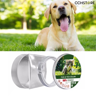 cch collar de protección ajustable aceite esencial anti pulgas garrapata collar para mascotas (2)