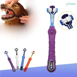 Yiwues cepillo De dientes ergonómico 3-Face Para limpieza De Dos/Multicolorido