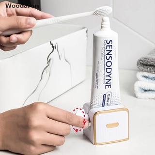 [Woodaron] Exprimidor de pasta de dientes dispensador de pasta de dientes exprimidor de tubo de pasta de dientes limpiador Facial (2)