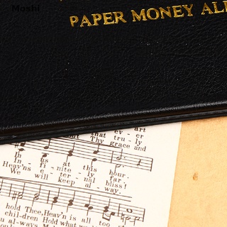 moshi paper money collection álbum almacenamiento 20 páginas titular de billetes libros sellos
