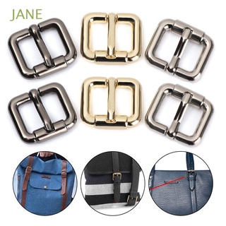 JANE 1/2/5pcs Heavy Duty Hand-Bag Shoe Strap Button DIY Belt Web Parts Metal Buckle Repair Accessories Snap Rectangle Ring 13/16/20/25/32mm Leather Craft Adjustable Pin Buckle/Multicolor (1)