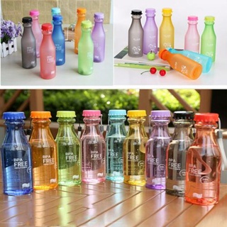 Botella de agua multicolor portátil para deportes al aire libre/botella de agua a prueba de fugas