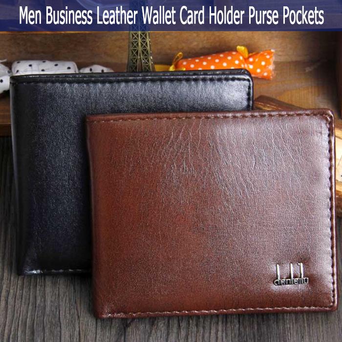 Cartera de cuero de negocios para hombre, diseño de tarjetas de crédito (1)