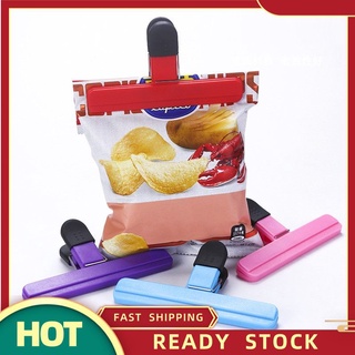[Ready Stock] 5pcs sealing clip snack clip sealed bag sealing bag clip plastic bag clip sealing sealing clip wildee1.cl