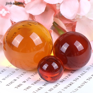 [jinkeqcool] 1 pza bola de cristal ámbar con esfera curativa para fotografía/accesorios/decoración del hogar caliente