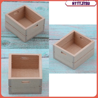 3 piezas 1:12 caja De almacenamiento Miniatura Ornamento Para Casa De muñecas