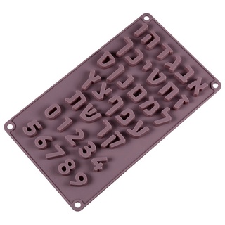 diy silicona número letra cristal gota molde de chocolate pastel molde para hornear