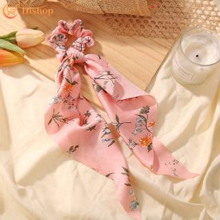moda elástica banda de goma coreana pequeña floral cinta de pelo banda colgante corbata de pelo mujeres accesorios de pelo regalo (1)