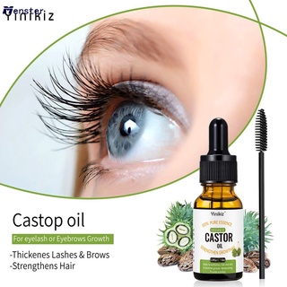 1 Yinikiz 10ml Castor Oil Eyelash Growth Serum Hair Care Essential Oil Gentle Moisturizing 1