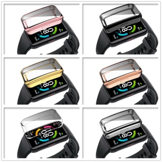 Strap Band Full Coverage Film Protective Case TPU Case For -Huawei Honor Band 6