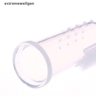 [extremewellgen] 1 pza cepillo De dientes súper flexible con Dedo Para mascotas/cepillo De dientes De respiración